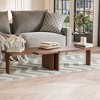 Spassway Wooden Coffee Table Sets Modern Splicing Design Coffee Tables with End Table Living Room Table Set for Apartment Home Office - 3 of 4