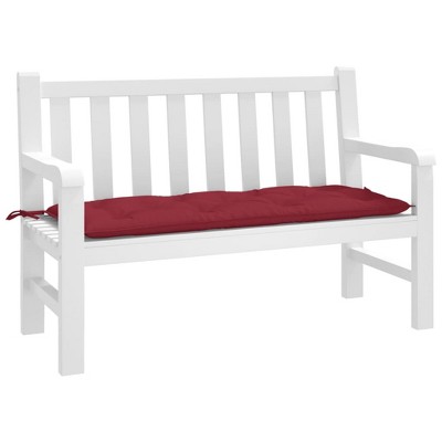 vidaXL Garden Bench Cushion Wine Red 47.2"x19.7"x2.8" Oxford Fabric