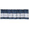 Kate Aurora Country Living Gingham Check Hope Faith Love 3 Pc Cafe Kitchen Curtain Set - image 3 of 4