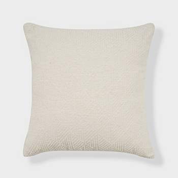 18x18 Poly-filled Square Throw Pillow Insert White - Threshold