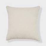 Geometric Chenille Woven Jacquard Reversible Throw Pillow - freshmint