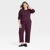 Women's Long Sleeve Brushed Knit T-Shirt - A New Day™ - 3 of 3