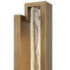 Possini Euro Design Possini Euro Cascadia 23 1/2" Wide Brass and Glass LED Bath Light - 3 of 4