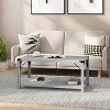 Taylor & Logan Willard Wood 2 Tier Modern Farmhouse Coffee Table - 3 of 4
