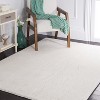 Faux Rabbit Fur FRF500 Machine Washable Skid Resistant Power Loomed Indoor Rugs - Safavieh - 2 of 4