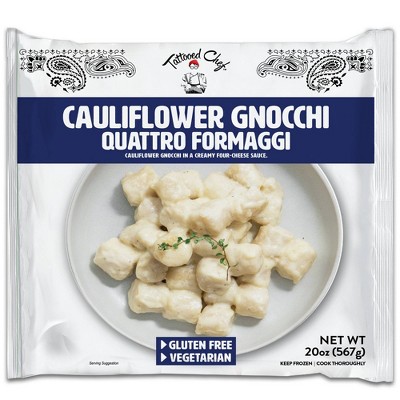Tattooed Chef Frozen Cauliflower Gnocchi Quattro Formagi - 20oz