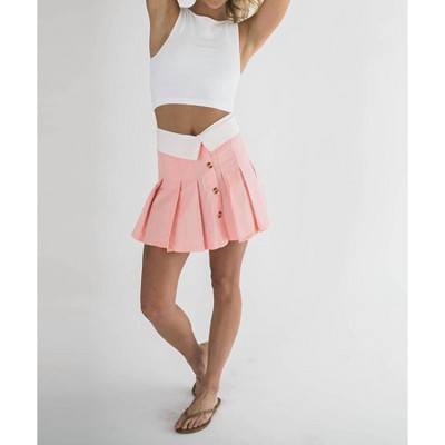 Women's Arina Pleated Mini Skirt - falcon park