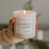 Sweet Water Decor Gingerbread and Spice 15oz Matte Candle - Tan - 3 of 3