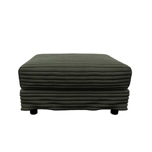 XINGHANZHENXUAN Plush Corduroy Ottoman, Multi-Functional Footstool for Living Room & Office - 1 of 4