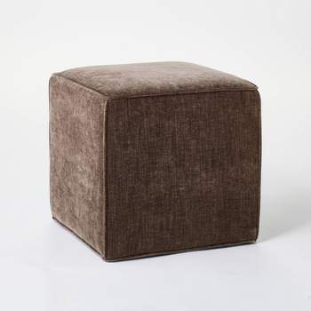 Lynwood Square Upholstered Cube Ottoman - Threshold™ designed with Studio McGee