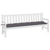 vidaXL Garden Bench Cushion Anthracite 78.7x19.7Inchx2.8Inch FabricInch - 3 of 4