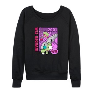 Women's - Invader ZIM - ZIM and GIR Lightweight French Terry Slouchy - 1 of 4