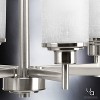 Urban Ambiance Luxury Contemporary Chandelier,  19.75"H x 25"W,  Brushed Nickel Finish, UHP2023 - 4 of 4