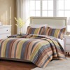 Greenland Home Fashions Katy Quilt Set Blue/Green/Cream - 2 of 4