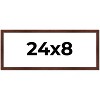 PosterPalooza | Panoramic Classic Modern Brown Frame - UV Acrylic, Foam Board Backing, Hanging Hardware - 2 of 4