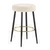 CAVINAS 24"Counter Height Bar Stools with Faux Leather Upholstery,Set of 2,Modern Counter Stools,Chic Barstools for Kitchen Island - 2 of 4
