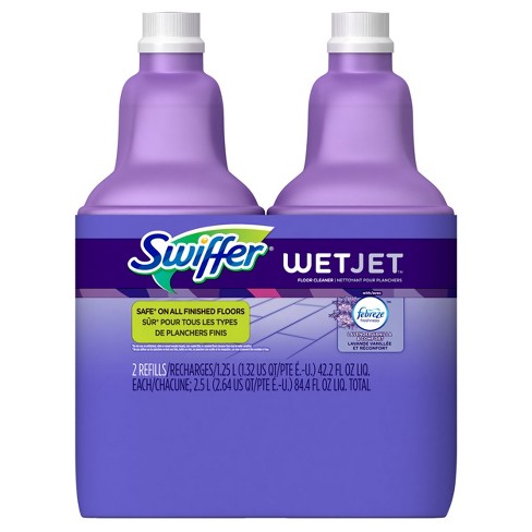 Swiffer Wet Jet Multi-Purpose Floor Cleaner Solution with Febreze ...