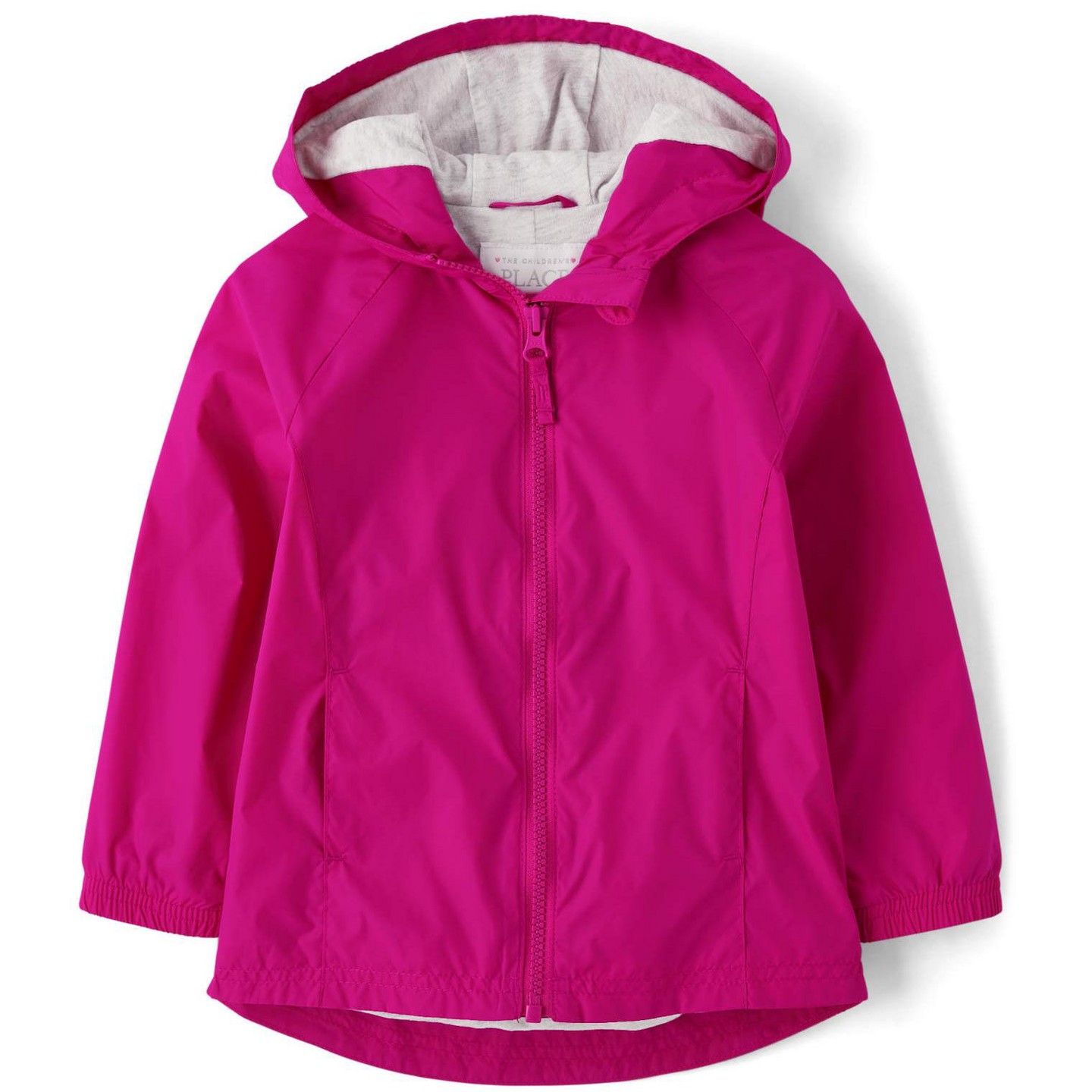 Куртка The Children's Place Long Sleeve Windbreaker Jacket Pink для девочек-малышей, цвет: Розовый — фото 1