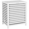 JANSNO Bamboo Laundry Hamper with Lid, Laundry Basket with Removable Liner Bag - 3 of 4