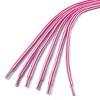Elerevyo Round Rope Dual Colored Striped 0.2" Thick Boot Sneakers Shoelace 3 Pairs - 3 of 4