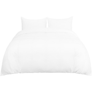 PiccoCasa Washed Brushed Microfiber Soft Duvet Cover Set 3 Pieces including 2 Pillow Cases - 1 of 4