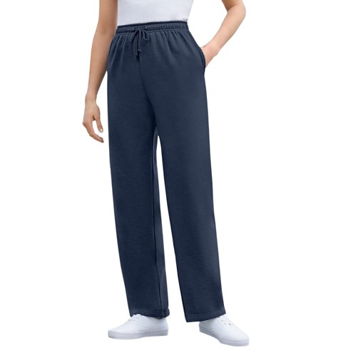 Woman Within Women s Plus Size Better Fleece Sweatpant 2x Navy Target