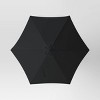 9' Round Outdoor Patio Market Umbrella with Black Pole - Room Essentials™ - 4 of 4