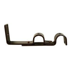 Versailles Double Strong Hold Wall Brackets Projection Pair Espresso - 1 of 1