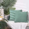 Unique Bargains Sofa Bed Solid Hidden Zippers Pillowcases 2 Pcs - 3 of 4
