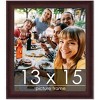 PosterPalooza | Linear Brown Picture Frame - UV Acrylic, Foam Board Backing, Hanging Hardware - 2 of 4
