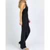 Women's HALTER RUCHE FRONT JUMPSUIT - Blue Blush - 3 of 4