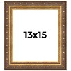 PosterPalooza | Museum Gold Picture Frame - UV Acrylic, Foam Board Backing, Hanging Hardware - 2 of 4