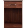 NicBex Modern Minimalist Nightstand with Drawer and Open Storage Shelf Bedside Table End Table for Bedroom, Living Room - 2 of 4