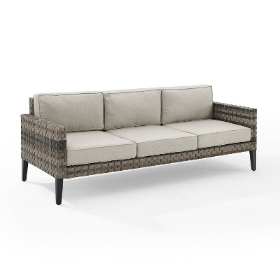 Target wicker deals sofa