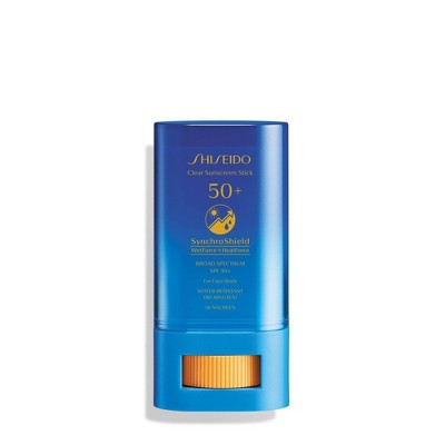 Shiseido Clear Sunscreen Stick SPF 50+ - 0.7oz - Ulta Beauty