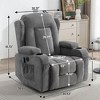 NicBex Cotton Lift Recliner Chair for Elderly,Massage Chairs with Vibration Massage and Lumbar Heating,Modern Reclining Chairs for Living Room - 3 of 4