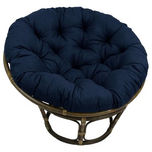 Blazing Needles, 48-inch Solid Outdoor Spun Polyester Papasan Cushion (Fits 46-inch Papasan Frame) - 1 of 1