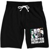 Hunter X Hunter Character Panels Men's Short Sleeve Shirt & Sleep Shorts Set - 4 of 4