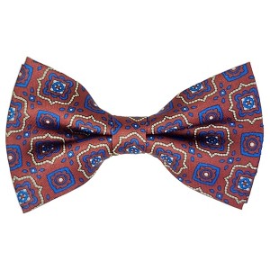 Men's Geometric Design 2.75 W And 4.75 L Inch Pre-Tied adjustable Bow Tie - 1 of 3