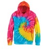 Collections Etc Tie Dye Rainbow Hoodie UNISEX RAINBOW MEDIUM - 4 of 4
