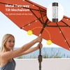 Sonkuki 7.5 ft Outdoor LED Solar Lighted Patio Market Umbrella w/ Push Button Tilt - 3 of 4