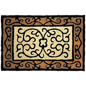 Jellybean Frontgate Indoor & Outdoor Rug – Washable, Durable Accent Mat with Elegant Design for Porch, Entryway, Patio & More - 1 of 3