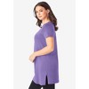 Roaman's Women's Plus Size Short-Sleeve V Neck Ultimate Tunic - 4 of 4