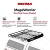 Yakima MegaWarrior Large Sized Heavy Duty Steel Cargo Basket Roof Rack with Universal Mounting Hardware for All Yakima StreamLine Crossbars, Black - 3 of 4