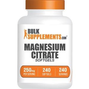 BulkSupplements Magnesium Citrate Softgels - 1 of 4
