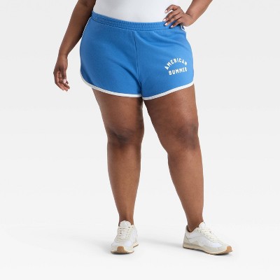Women's Mid-Rise Graphic Fleece Shorts - Universal Thread™