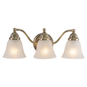 Vaxcel Standford 3 - Light Vanity in  Antique Brass - 1 of 4