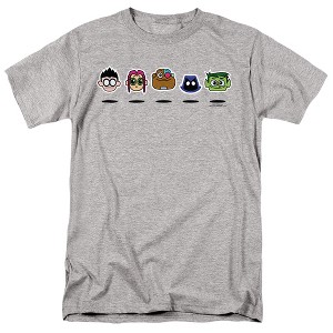 Teen Titans Go Floating Heads Adult T-Shirt - 1 of 4