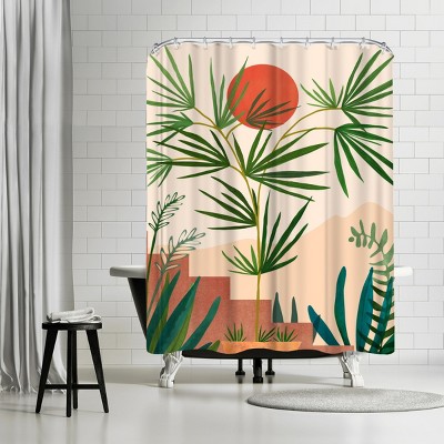 Americanflat Weekend In Mojave by Modern Tropical 71" x 74" Shower Curtain