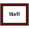 PosterPalooza | Weathered Red Picture Frame - UV Acrylic, Backing Board, Hanging Hardware Included - 2 of 4